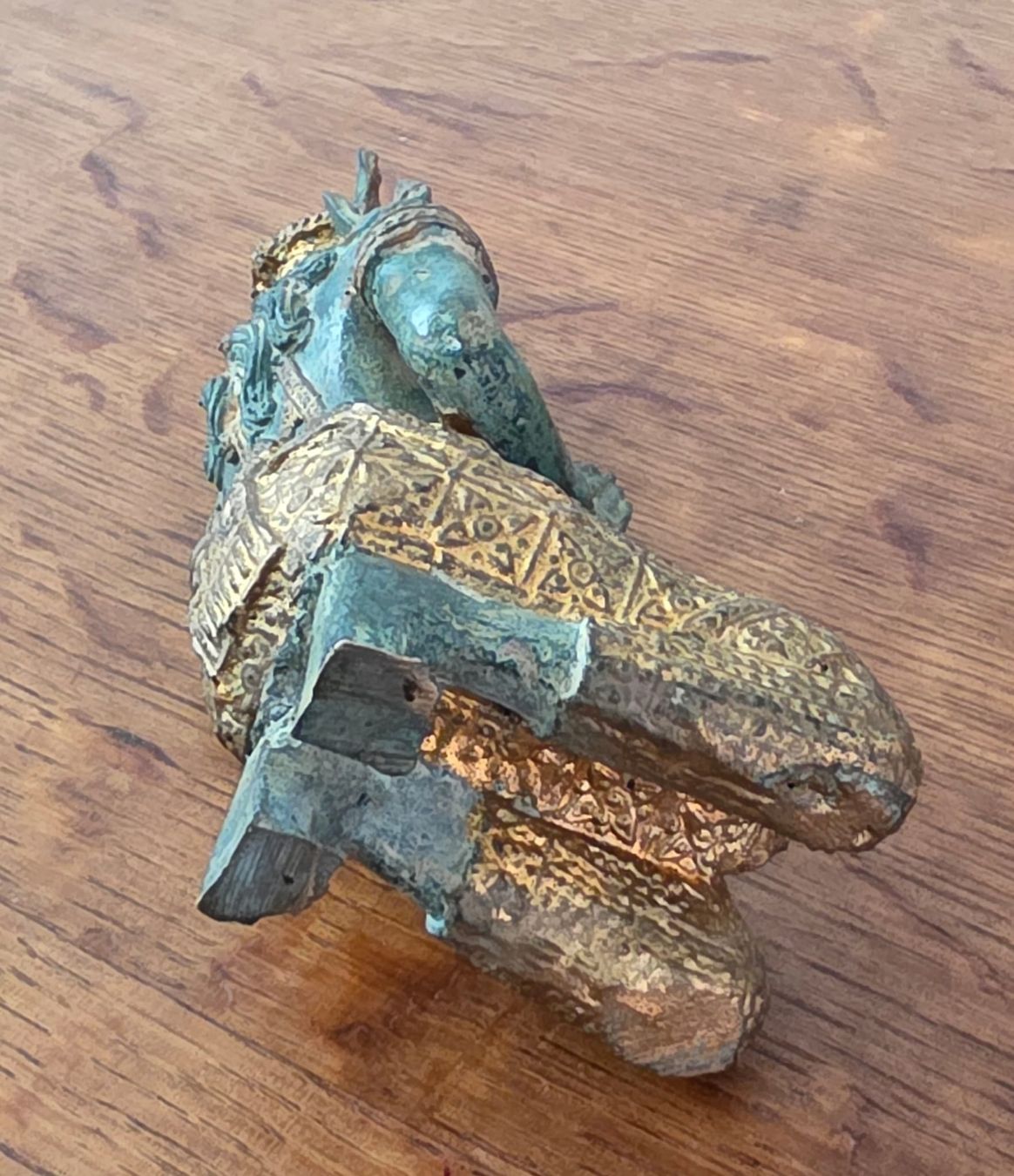 Figuren: Exotische Thai-Statue, Bronze, Glücksbringer – Gebraucht aus Rheinsulz von Dred 6