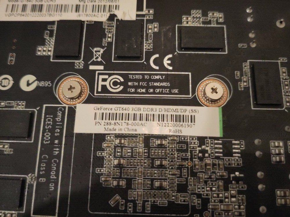 Nvidia Schede grafiche: Grafikkarte GeForce GT640 – Usato da Pfungen venduto da Hannssnah 3