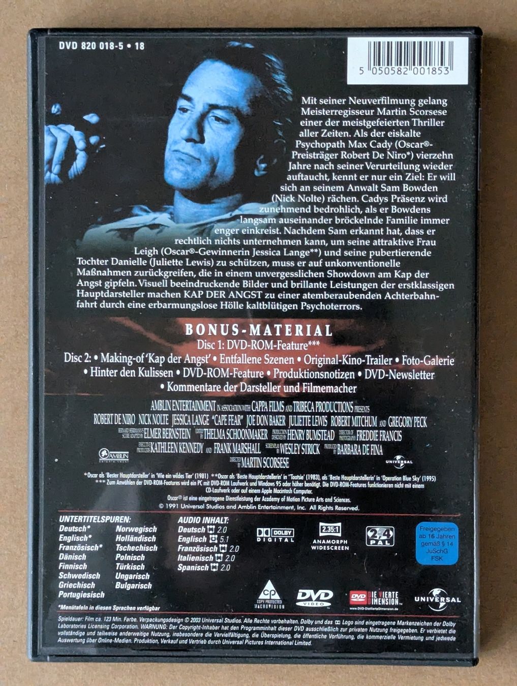 Tous les DVDs: Kap der Angst – D'occasion à Aarau par usmichi 1