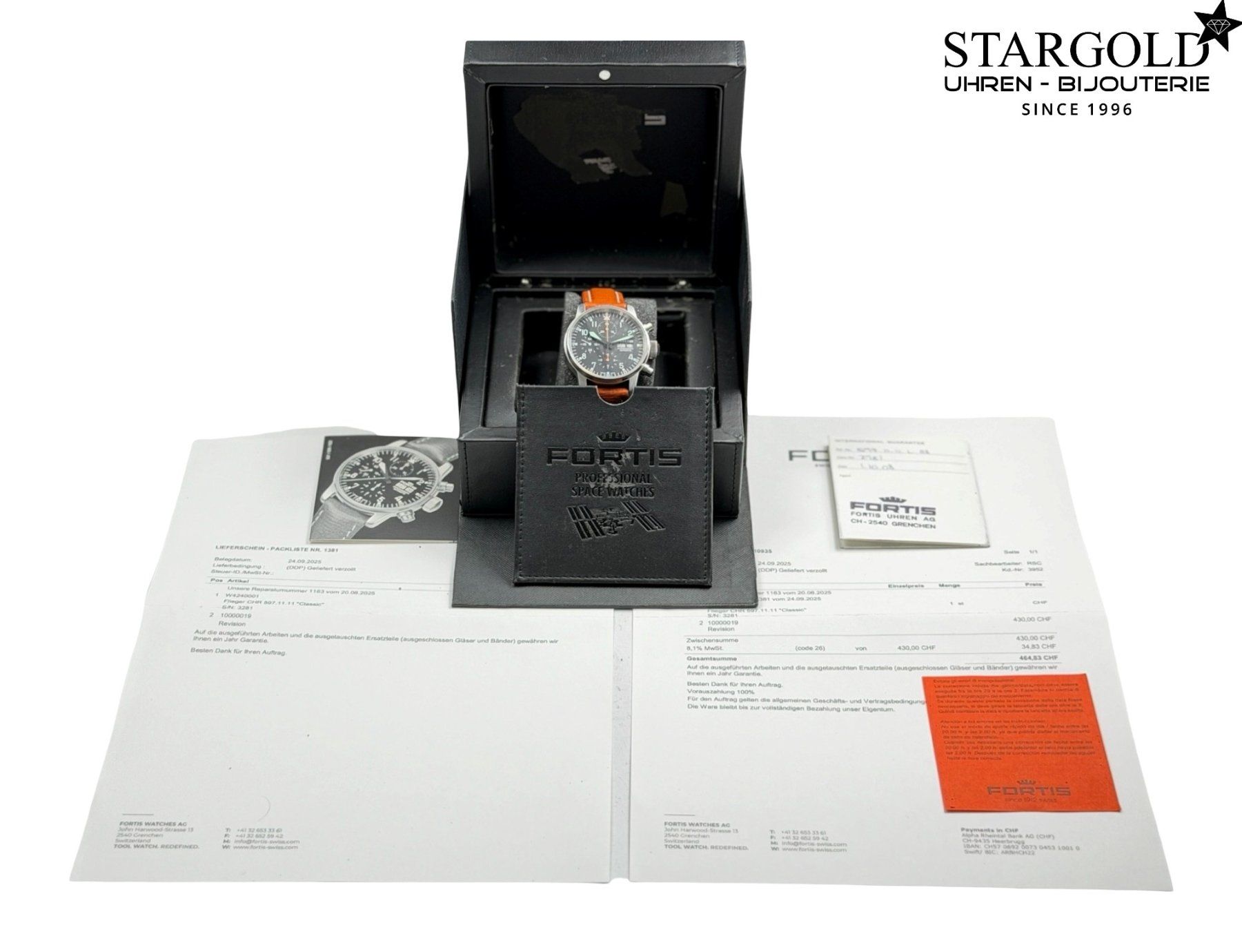 Fortis Orologi: Fortis Flieger Chronograph - 597.10.141 – Usato da Zürich venduto da Stargold-Uhren 1