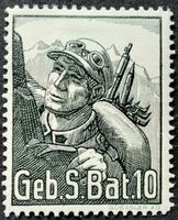 Soldatenmarke 2.WK, Gebirgs Schützen Bat 10, Wi Inf 126