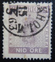 Schweden Kat. 8 gest. 1858 Kat. 300 Euro