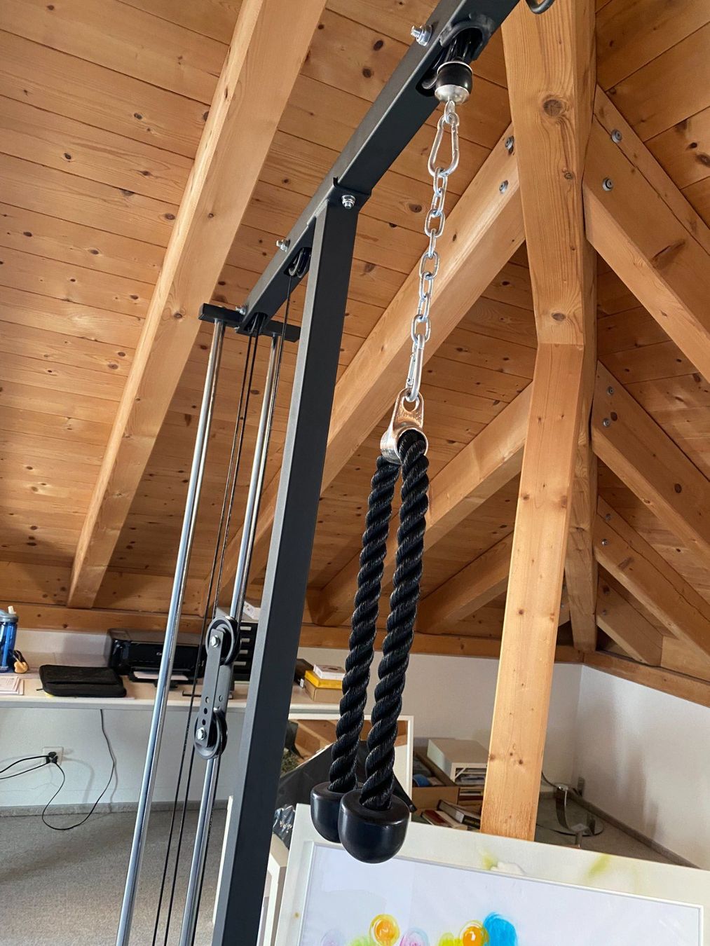 Hometrainer: Latzugstation in schwarz – Usato da Chur venduto da san_52nq 2