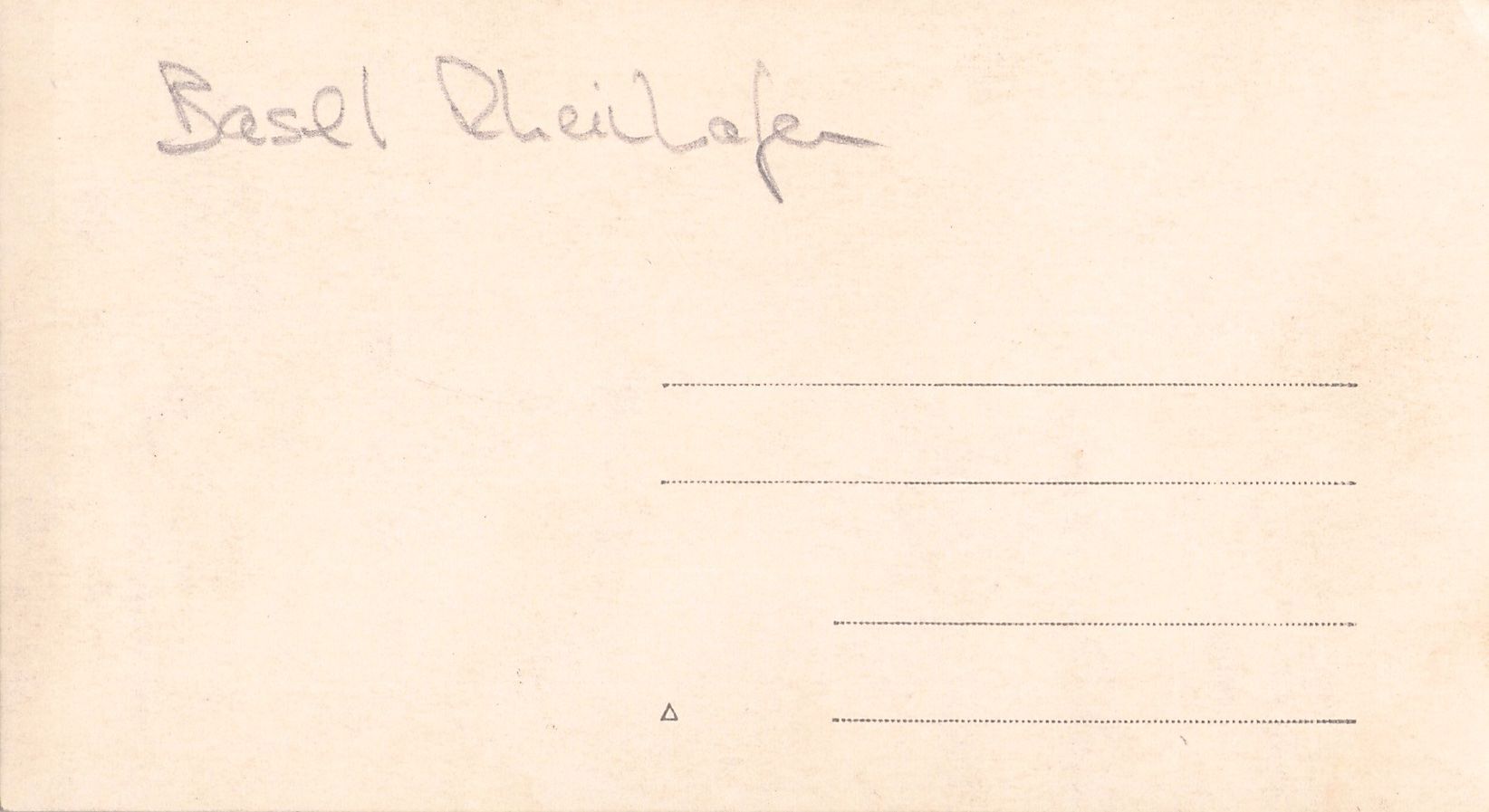 Cartoline postali: Basel // Boot Bootsbau Rheinhafen ca. 1940 – Usato da Basel venduto da intermezzo12 1