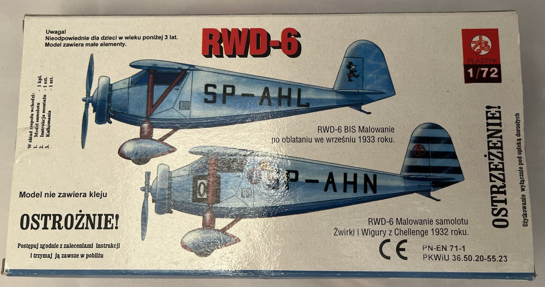 Modellbausätze & Standmodelle: RWD-6 – Neu und originalverpackt aus Muttenz von flyte 1