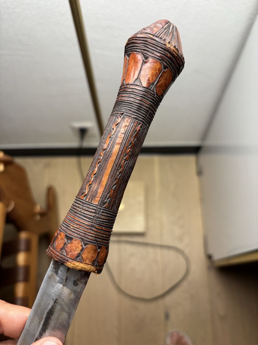 Besteck: Couteau Africain dans étui en cuir – Gebraucht aus Estavayer-le-Lac von bde_mc5x 3