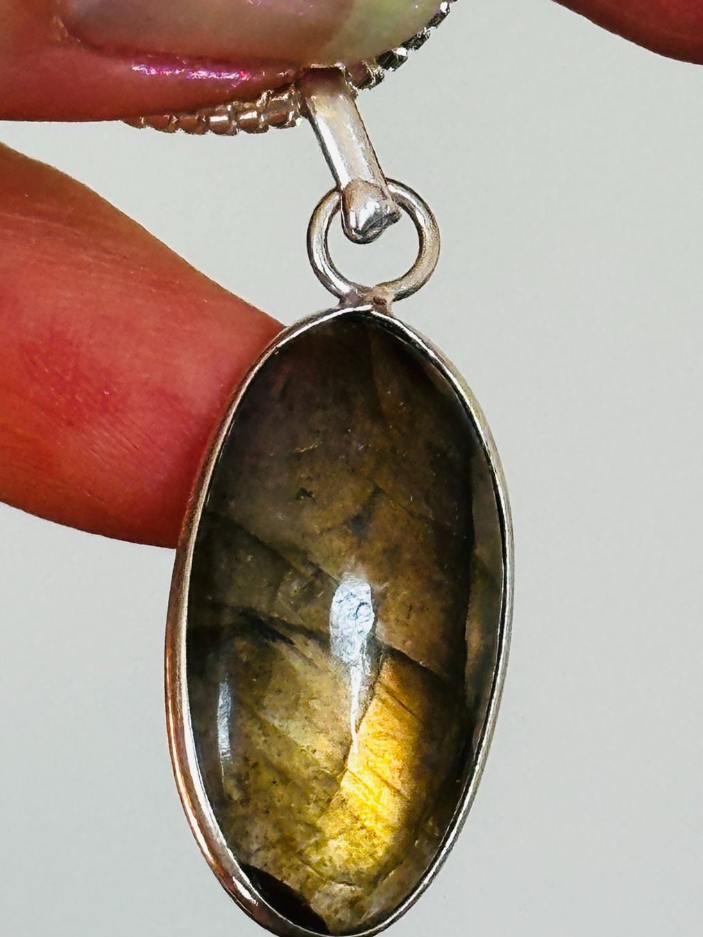 Catenine: Labradorite Gemstone Handmade Jewelry necklace – Nuovo e nell'imballaggio originale da Genève venduto da AGBERG 9