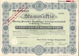 Moritz Prescher Nachfolger AG, Leipzig - 1926