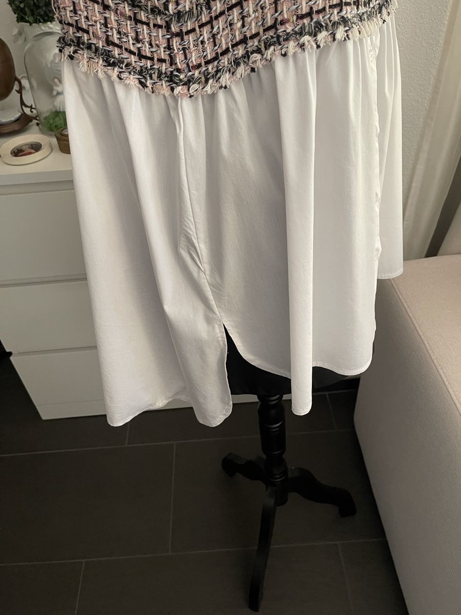 Blusen: Chic Bouclé-Hemdblusenkleid – Gebraucht aus Winkel von Glamour-Style 6