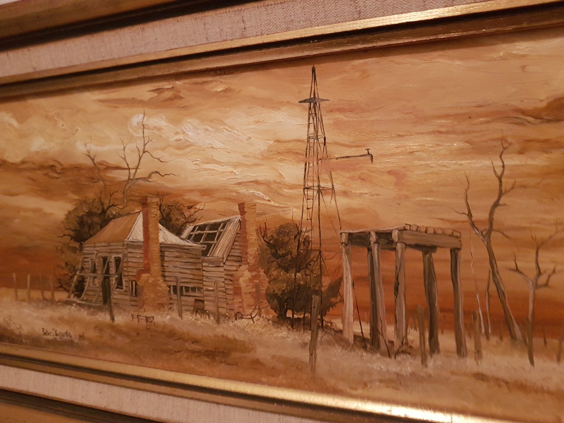 Gemälde: Peter William Edwards FARM in AUSTRALIEN SIG – Gebraucht aus Glattbrugg von casabelavista 3