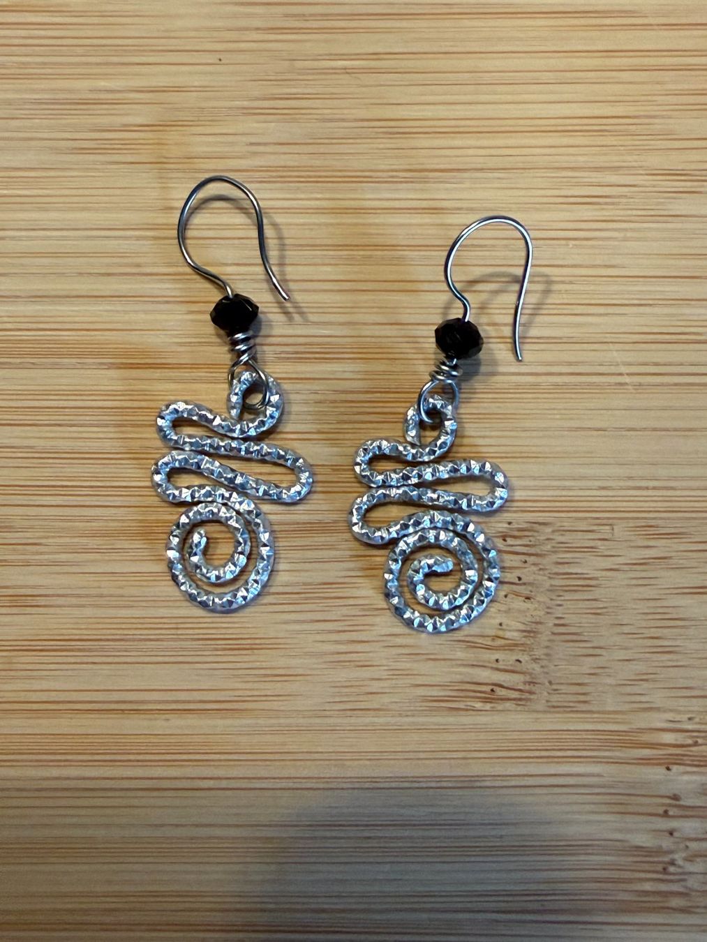 Ohrringe & -stecker: Modeschmuck - Handgemacht Ohrringe silber – Gebraucht aus Basel von zukk_