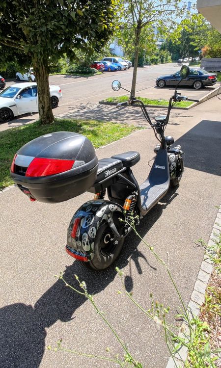 Motorrad Doppel Sitzkissen Mit Rückenlehne – Für Citycoco & E-Roller, Weich & Bequem