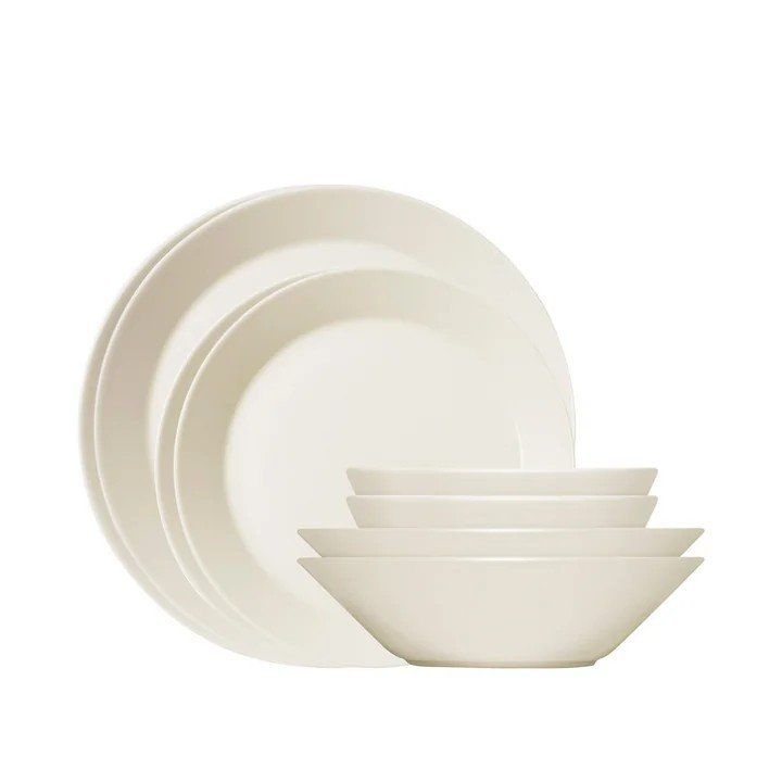Iittala Services de table: 1 x Iittala Teema: weiss Starterset 8-teilig – Neuf avec emballage d'origine à Mönchaltorf par godetra