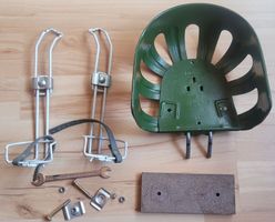 BULLDOG Kindersitz Velositz Vintage mit Befestigungsmaterial