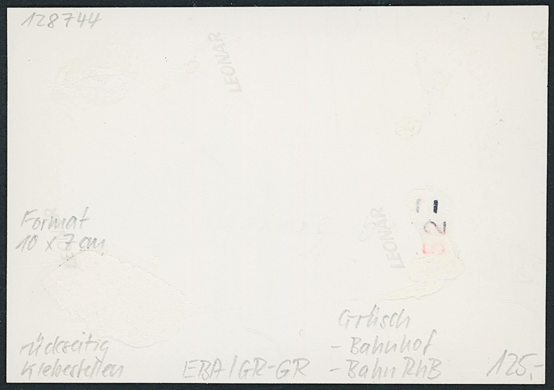 Cartoline postali: GR Grüsch - Rhätische Bahn RhB – Usato da Schindellegi venduto da leecollect 1