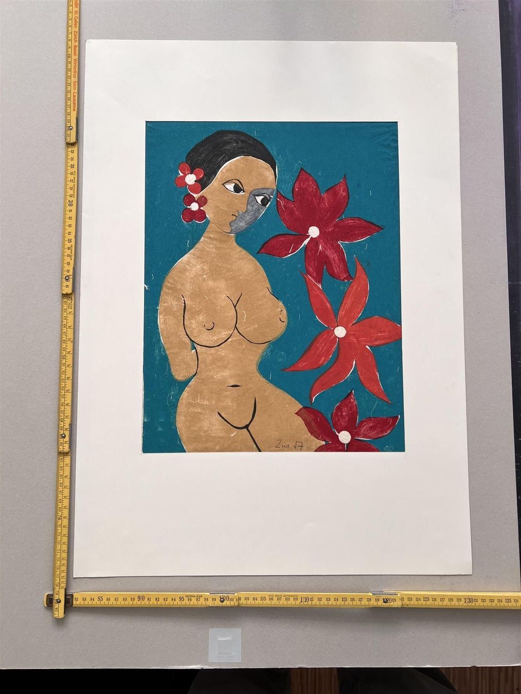 Xilografie: Secondo Püschel Original- Holzschnitt – Usato da Adliswil venduto da buch_und_kunst 2