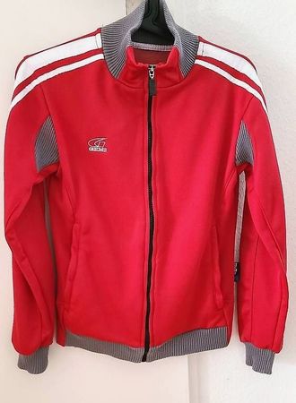 Praktische Sportjacke mitteldick, unisex, Gems, rot, S-164
