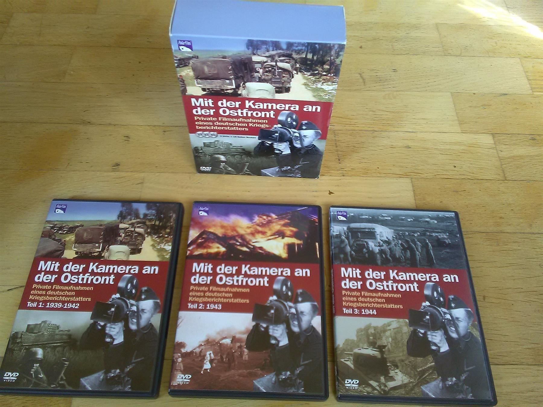Tutti i DVDs: Mit der Kamera an der Ostfront                  (3'DVD's) – Usato da St. Gallen venduto da elk2021 2