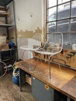 Eames Wire Chairs Stühle Herman Miller mit Bezug