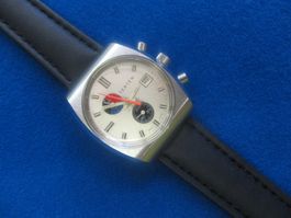 Chronograph 70er ungetragen, dazu Gratis Edelstahlband