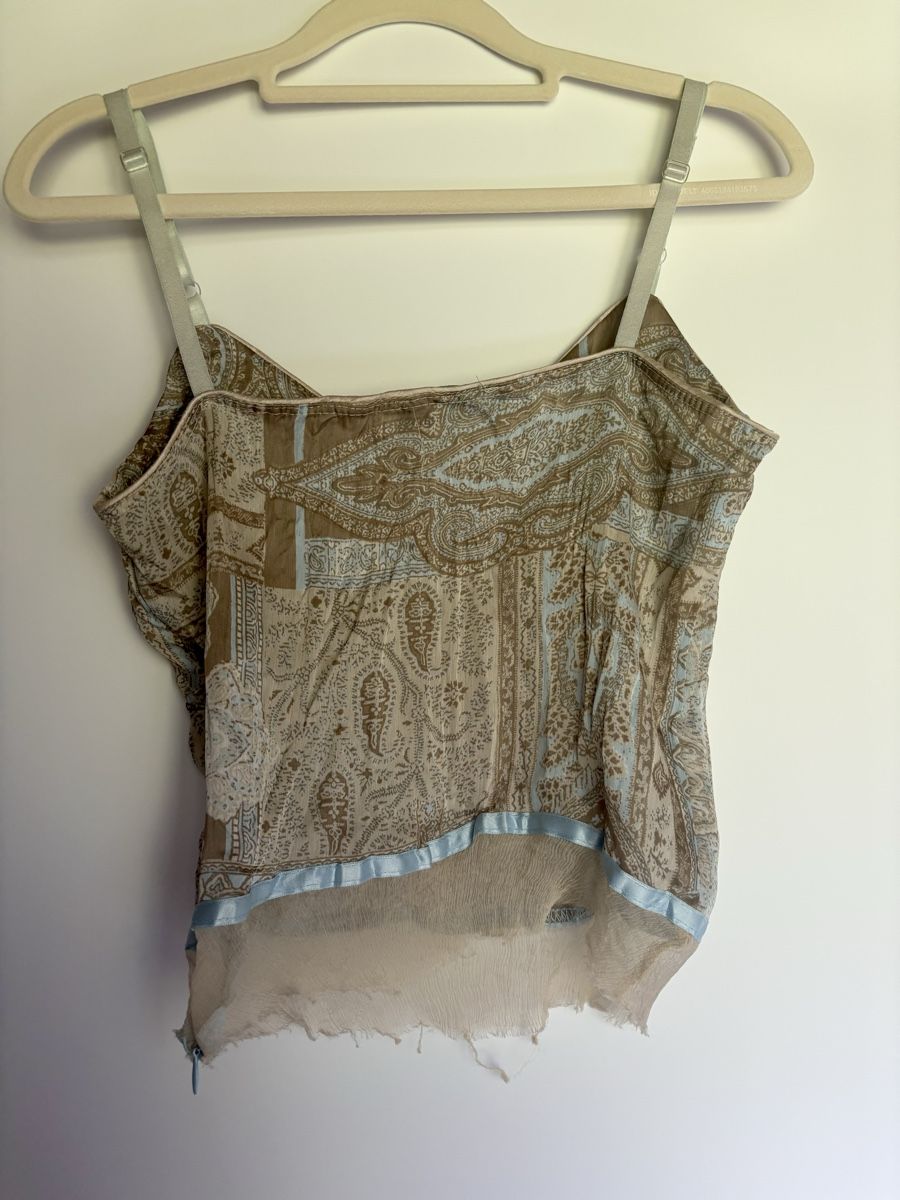 Top: vintage camisole print top – Usato da Leissigen venduto da lamooniade 3