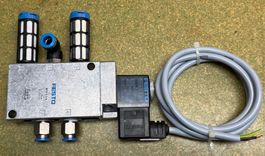 FESTO Magnetventil MFH-5-1/4  mit 24V Spule und Stecker