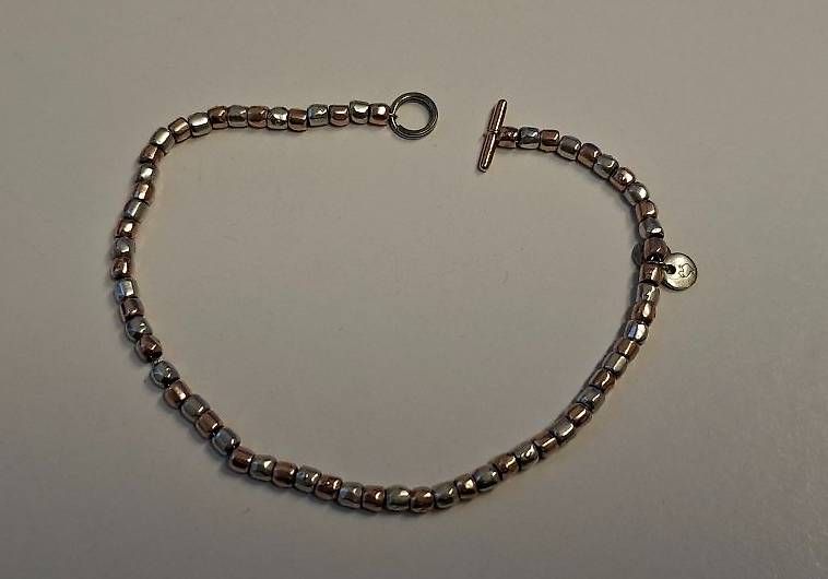 DoDo Bracciali & Braccialetti: Dodo Bracciale Mini Granelli bicolor argento 925 oro rosa 9k – Usato da Bedano venduto da Lauraniki2422
