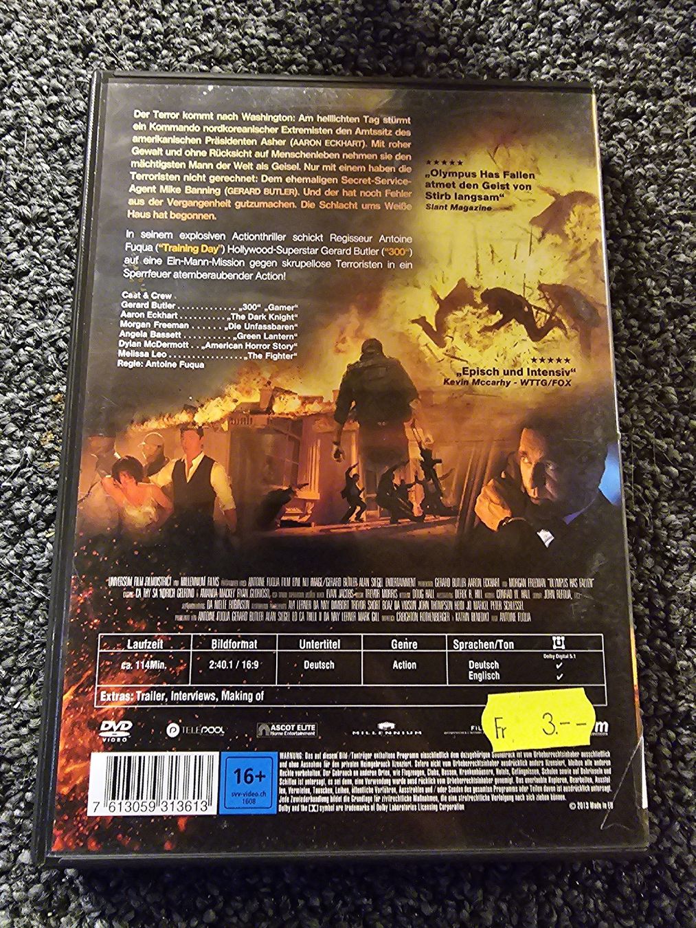 Alle DVDs: Olympus Has Fallen (22029) – Gebraucht aus Ruswil von jan_bxl5 1
