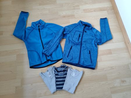 2 Fleecejäckchen, Midlayer Gr. 128 / 134