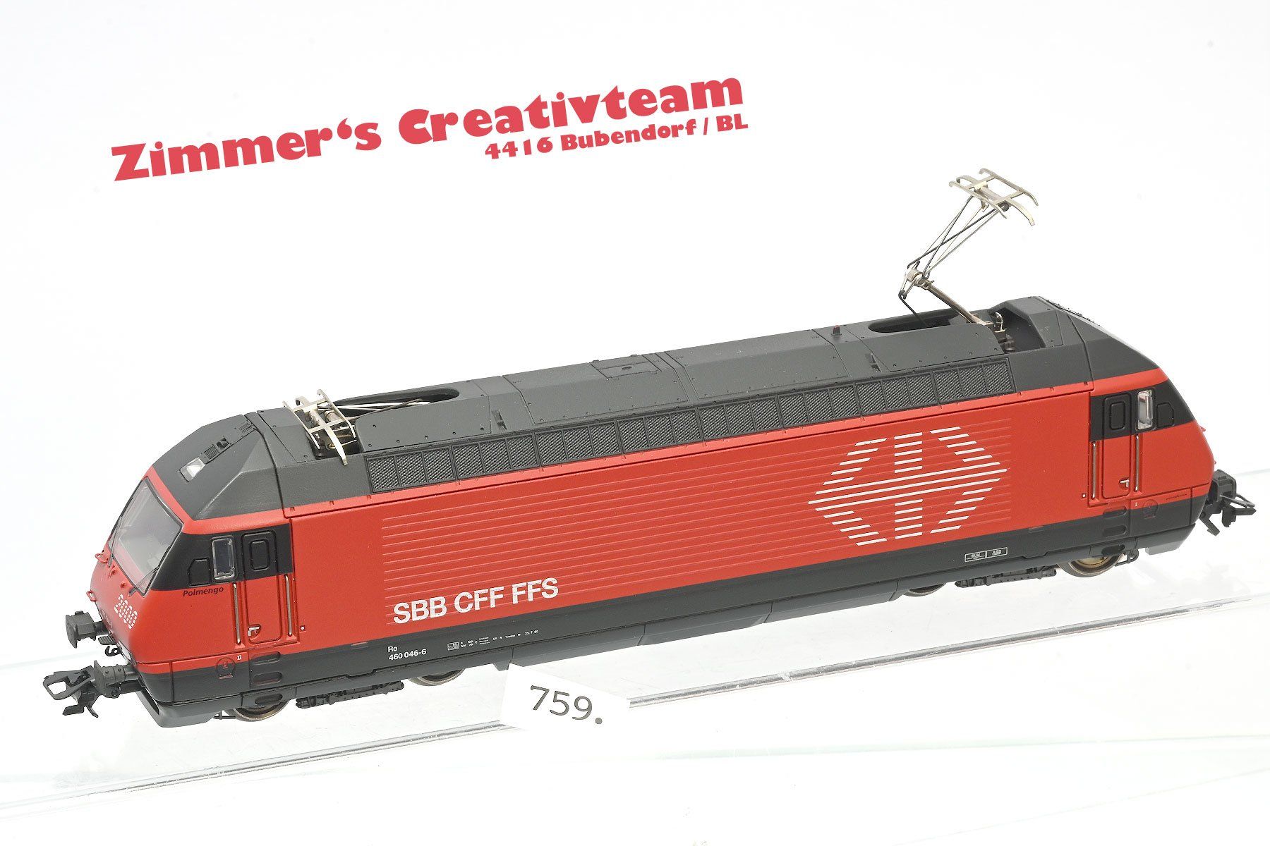 Märklin Modellini di ferrovie: Märklin SBB Lok Re 460, H0, WS – Usato da Bubendorf venduto da zimmers_creativteam