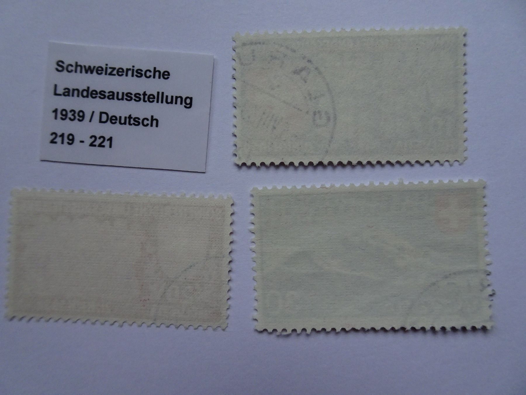 Tous les timbres: 1939 Deutsch – D'occasion à Aadorf par Chnorli-Furz 1