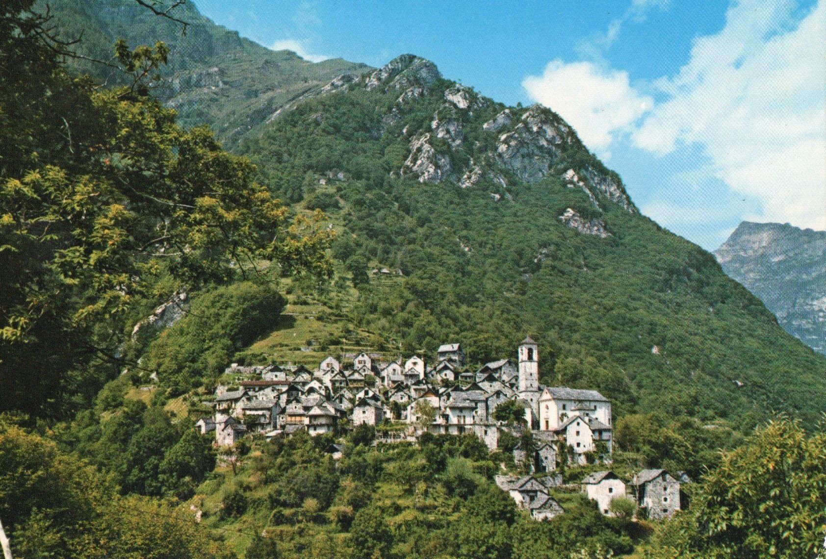 Ansichtskarten: Corippo – Gebraucht aus Melano von pisonsdro