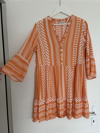 Kleid ONLY CARMAKOMA orange Grösse 42 sehr guter Zustand