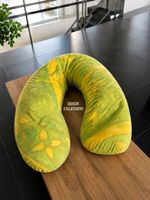 Coussin d'allaitement vert jaune bon état