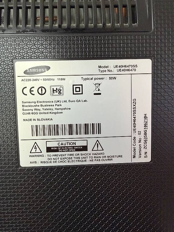 Televisori: Samsung Smart LED TV UE40H6470SS - 40 Zoll – Usato da Brugg AG venduto da fluc15 3