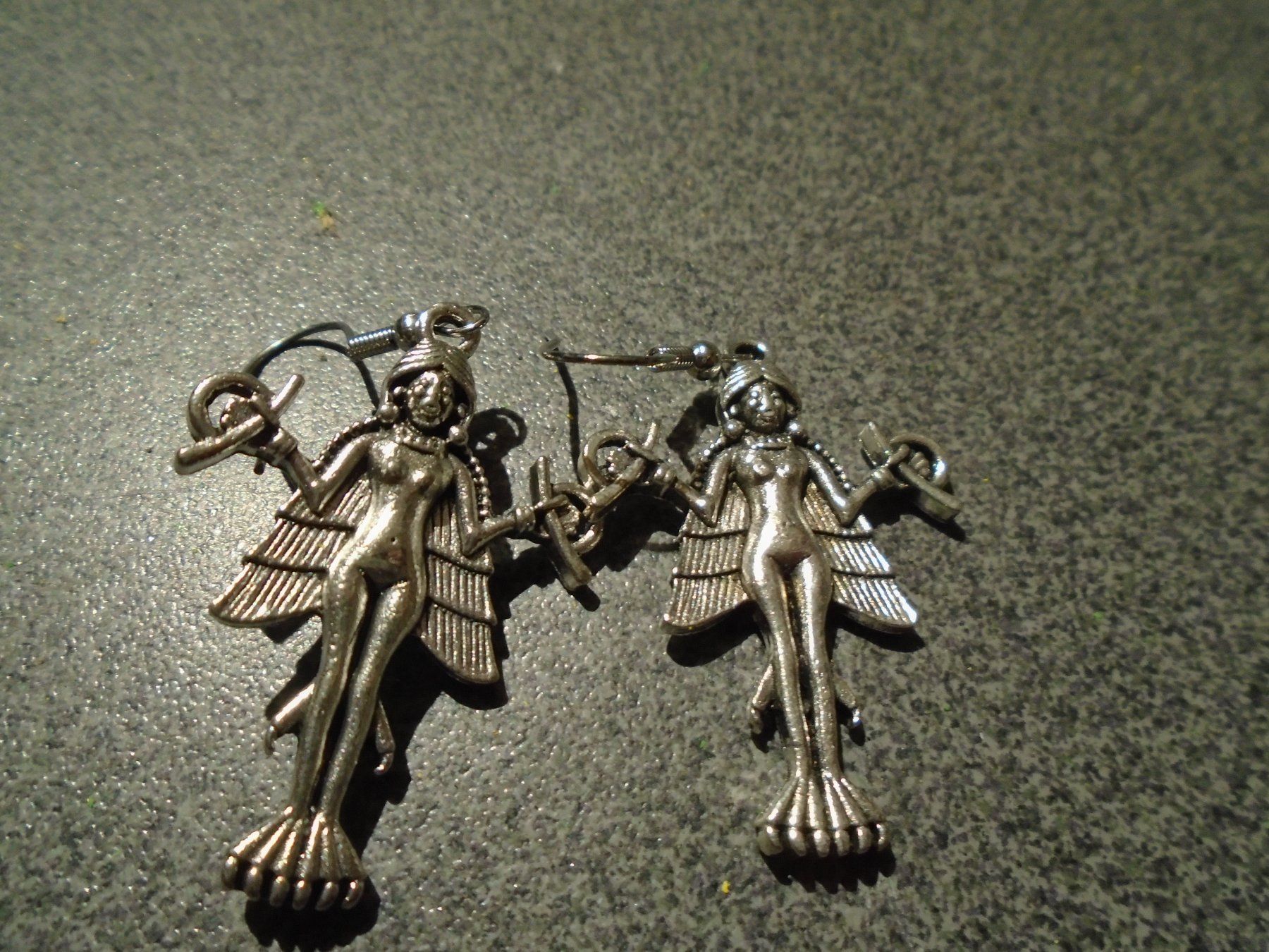 Boucles d'oreille: Ohrhänger Engel, silberfarbig – D'occasion à Zürich par abraxas1291