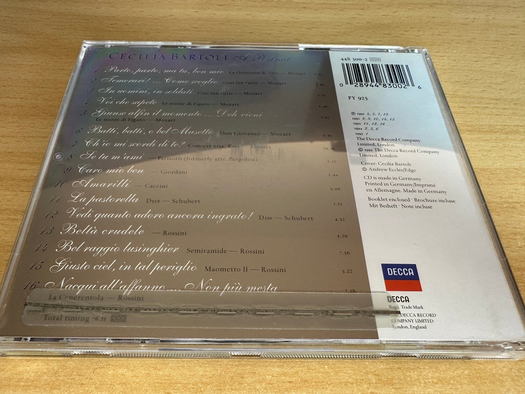 CD: Cecilia Bartoli – A Portrait – Usato da Rikon im Tösstal venduto da Alpenmutz 1