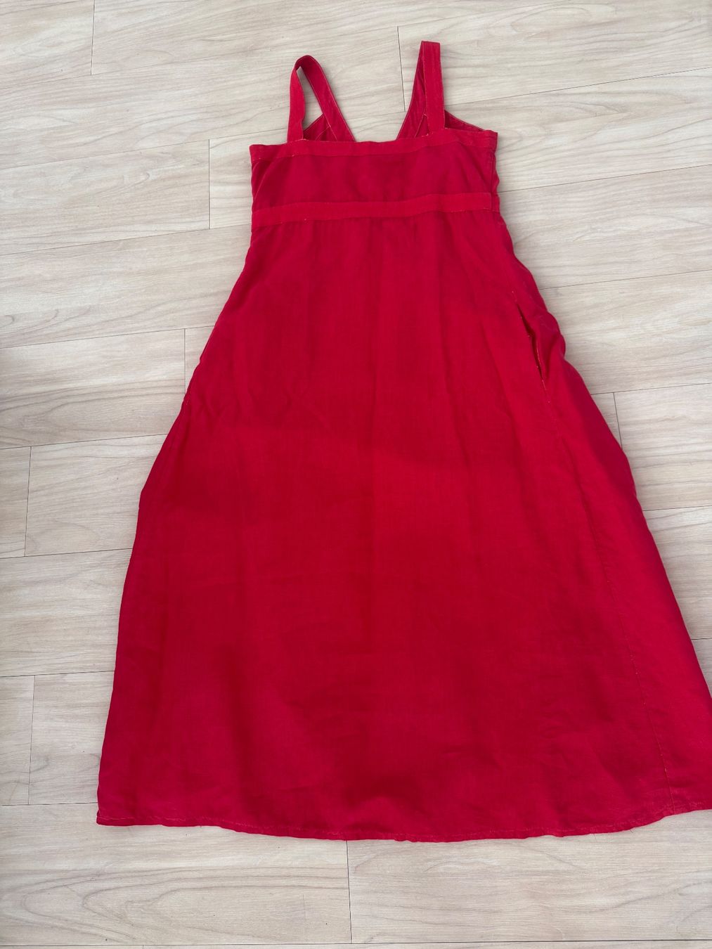 Vestiti: Kleid in Leinen rot Grösse M – Usato da Zollikon venduto da dorean 2