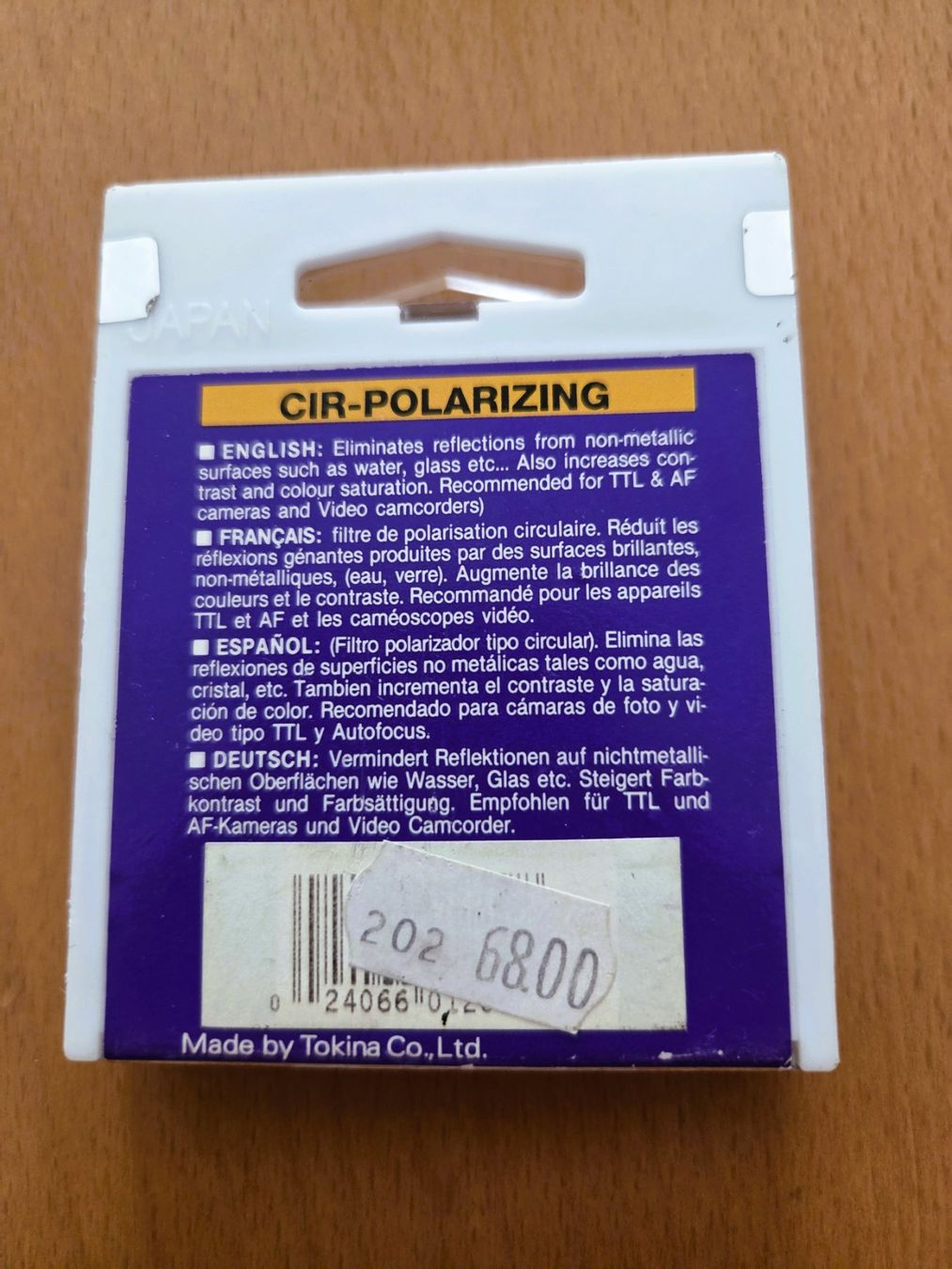Obiettivi: HOYA - FILTER 37mm – Usato da Brüttisellen venduto da Nighttrain 1