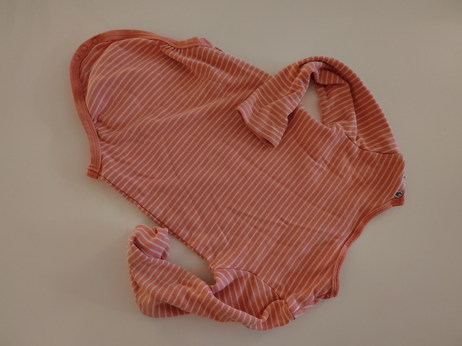 Migros Biancheria intima: Langarm-Body pink/weiss, Grösse 98 – Usato da Einsiedeln venduto da pattymary 1