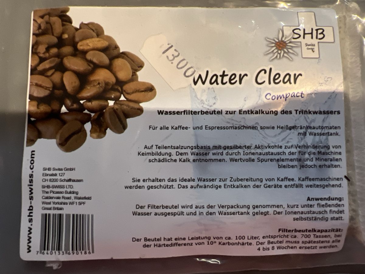 Sanitari: SHB Water Clear Compact Wasserfilterbeutel - 3 Stück – Nuovo e nell'imballaggio originale da Wettingen venduto da Kawasaki987 2