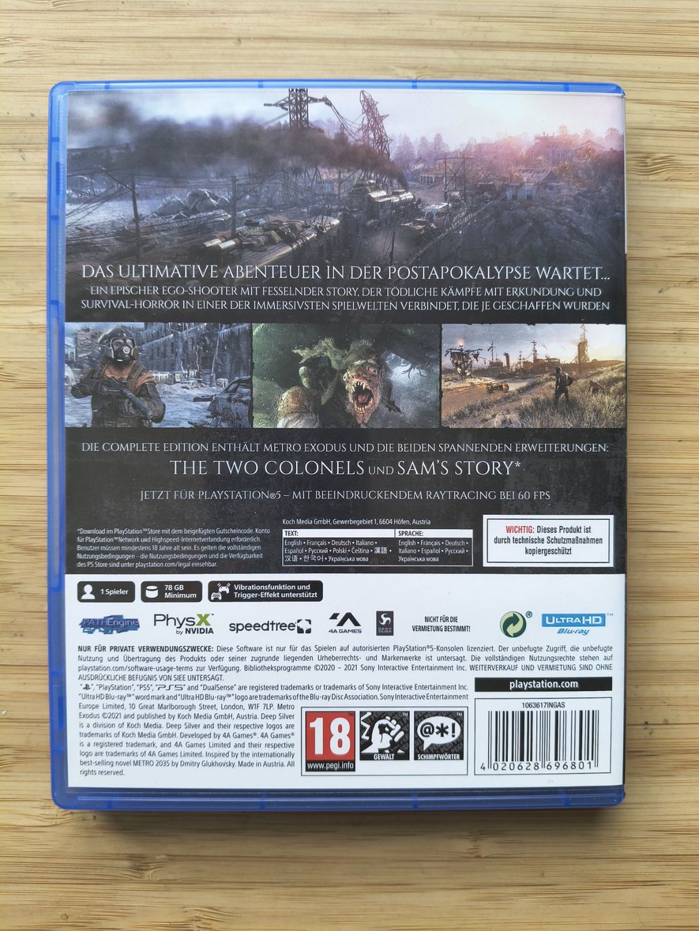 Giochi: Metro Exodus: Complete Edition (PS 5) – Usato da Riedholz venduto da ste_96cd 1