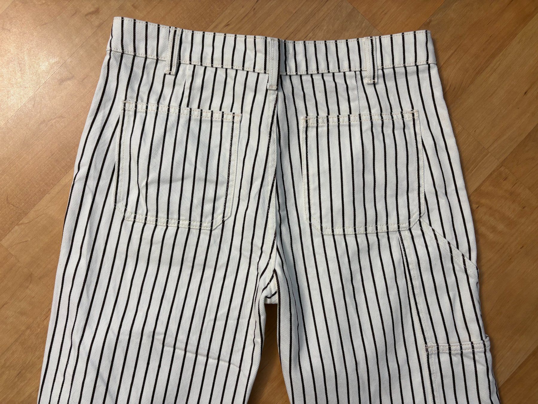 Pantaloni: Neu: gestreifte Carpenter-Hose Gr. S/M – Nuovo (secondo la descrizione) da Willisau venduto da ani_gtk8 4