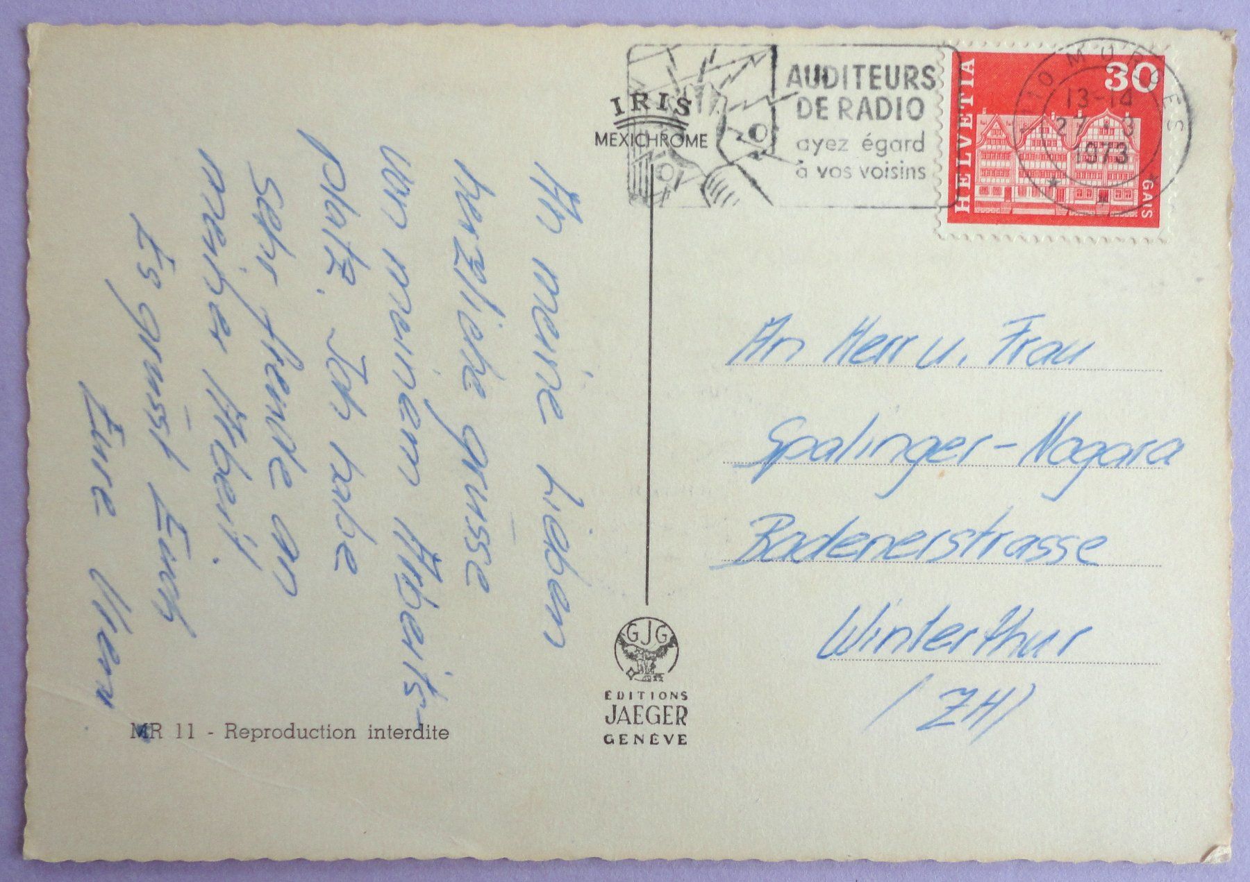 Cartoline postali: Morges – Usato da Fétigny venduto da Billy2miny 1