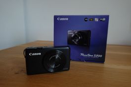 Canon Powershot S200 OVP - Schwarz