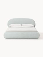 Bouclé-Polsterbett Alba mit Stauraum  Westwing CHF 2249-55%