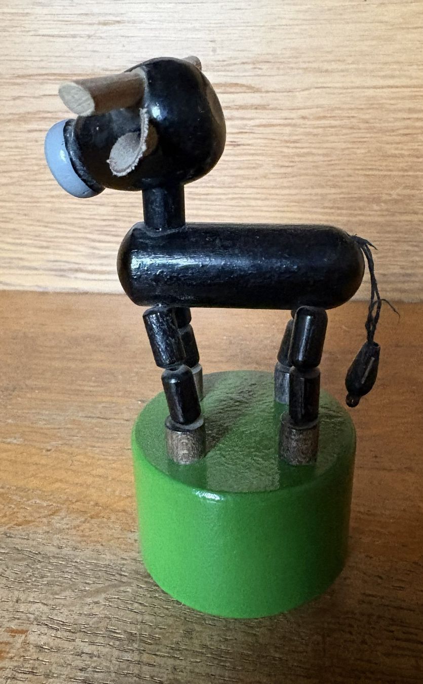 Giocattoli: Kuh Wackelfigur aus Holz – Usato da Ebnat-Kappel venduto da pourlemerite 2
