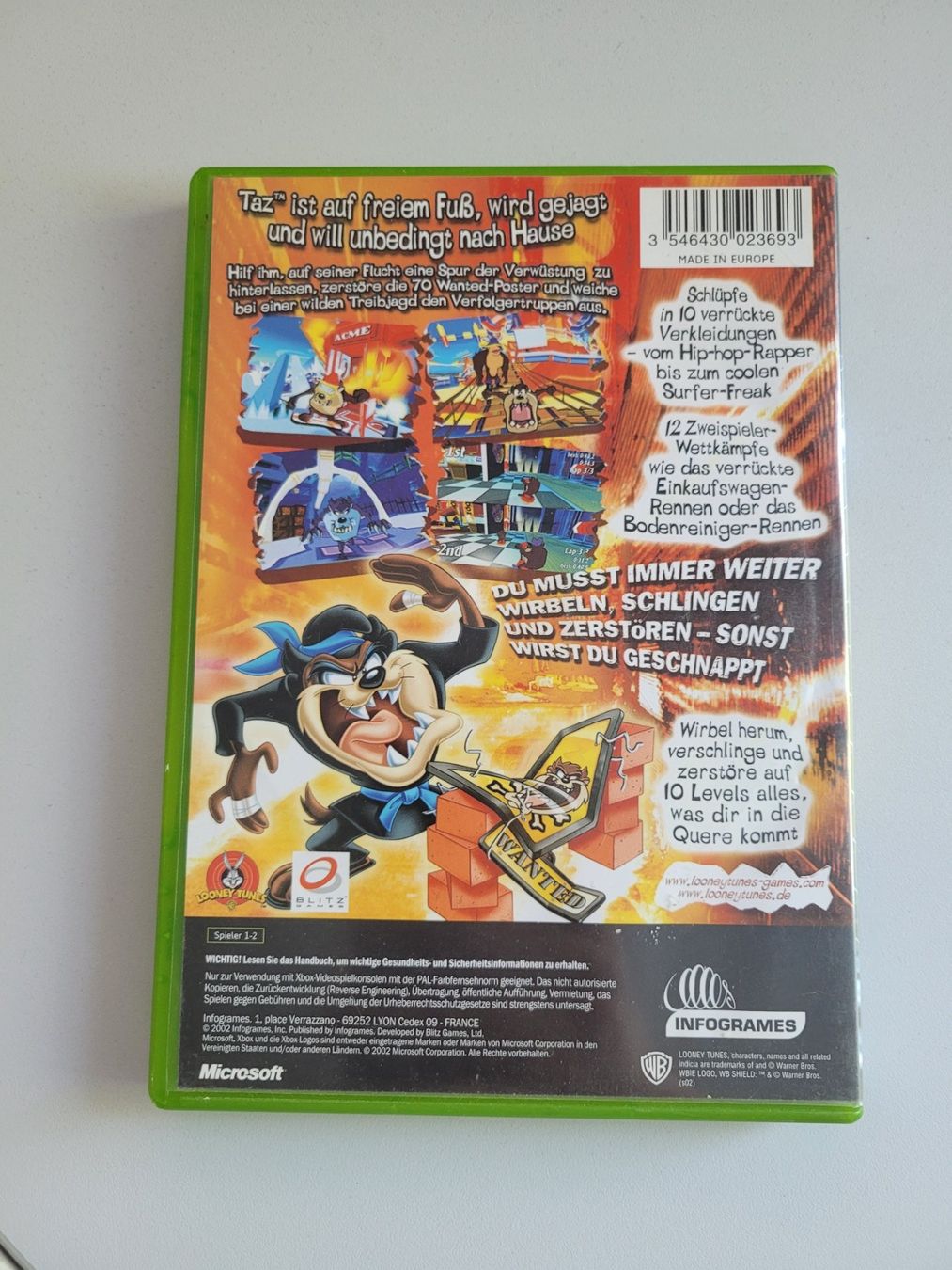 Spiele: TAZ Wanted (XBox Classic) – Gebraucht aus Uezwil von -Retrogames- 2