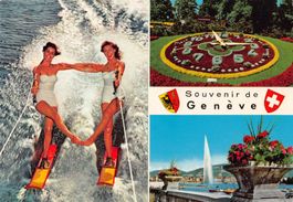 19x Souvenir de GENÈVE - Cartes postales