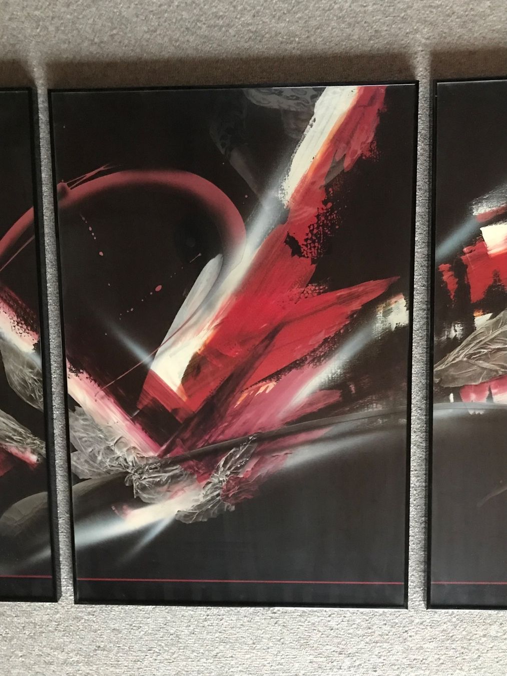 Poster & Bilder: Bild LAURIE FIELDS ECLIPSE 3-tlg Druck hinter Glas Geschenk – Gebraucht aus Däniken SO von allerlei54 2
